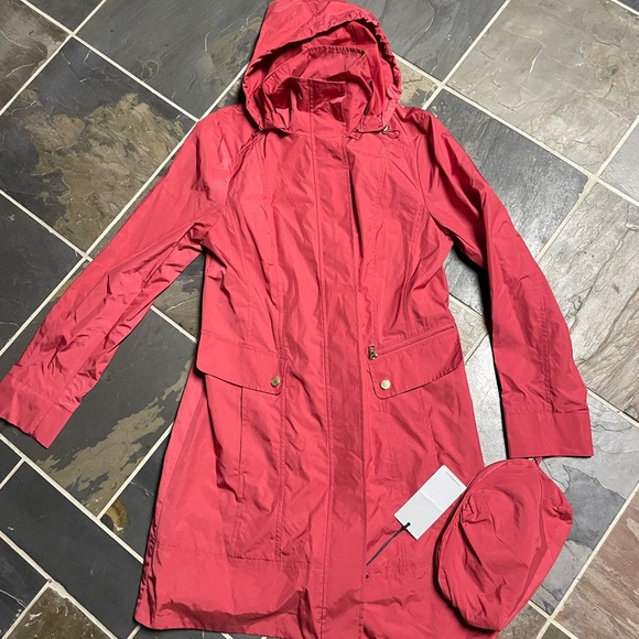 Cole Haan Women's Signature Packable Rain Jacket - Medium - Picture 3 of 7